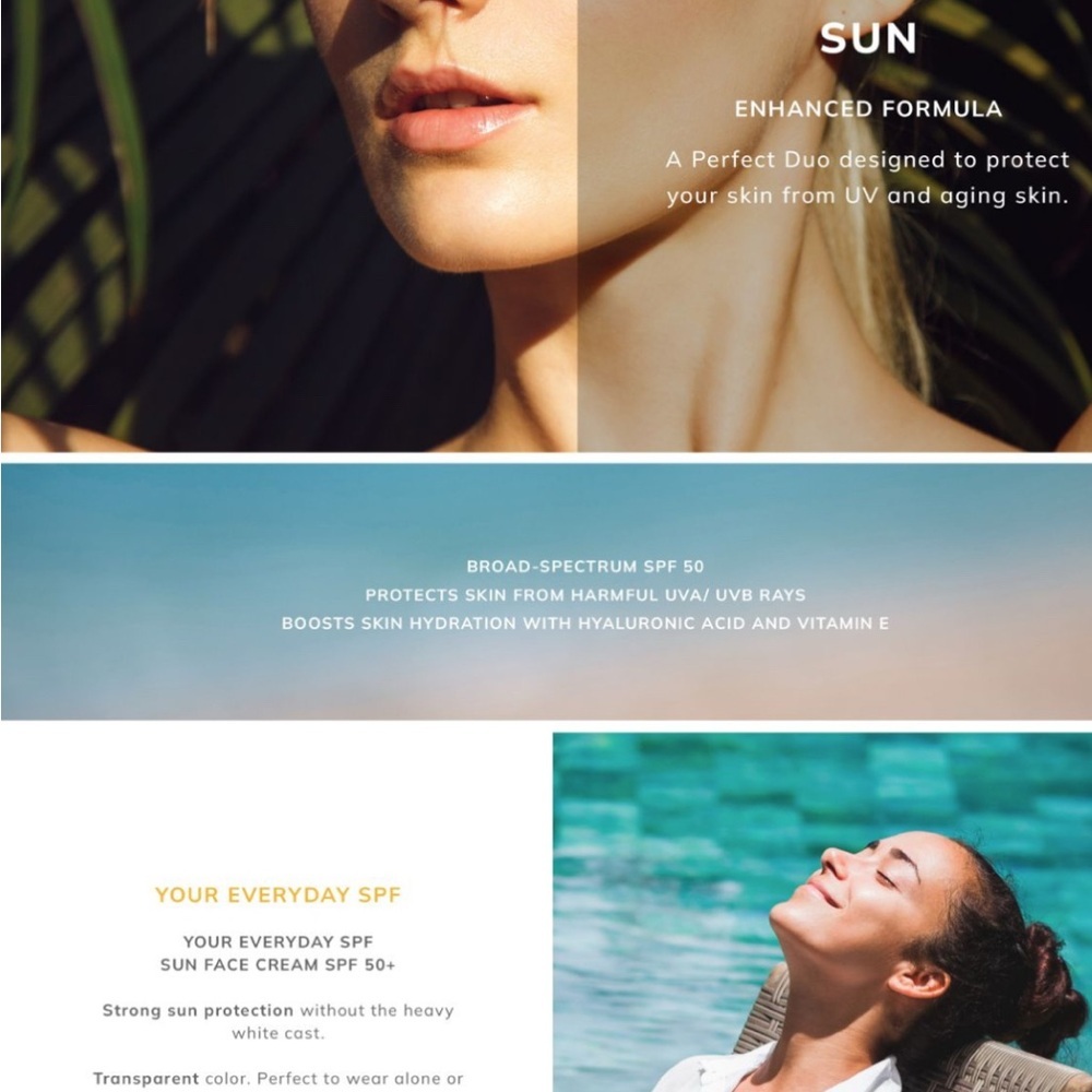 Farmasi Sun Body Lotion SPF 50 - White and Orange - Picture 2 of 4